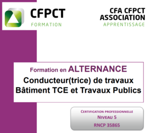 Brochure Conducteur de travaux bâtiment